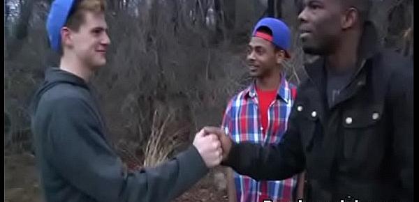  Blacks On Boys   Hardcore Nasty Interracial Gay Nailing Video 19